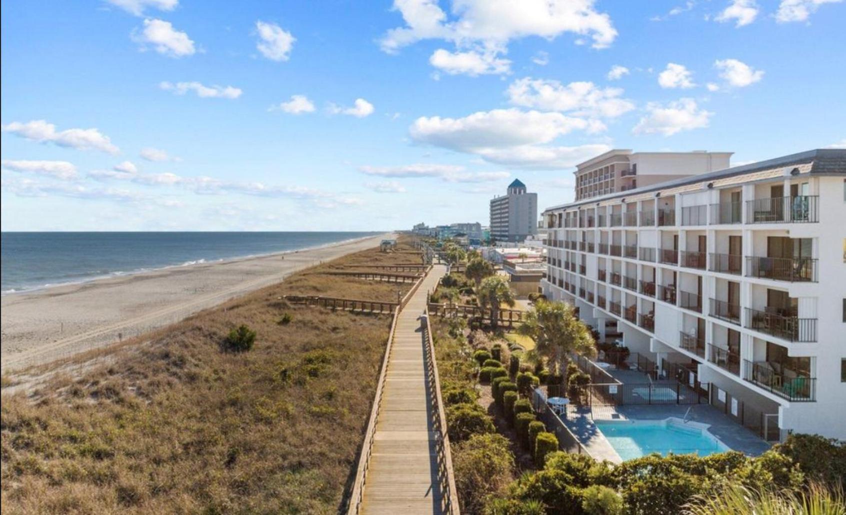 Oceanfront * Pool * Elevator * Boardwalk Apartment Каролина Бийч Екстериор снимка